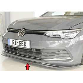 Lame de pare-chocs avant "noir" "Rieger Tuning" pour VOLKSWAGEN GOLF 8