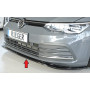 Lame de pare-chocs avant "noir brillant" "Rieger Tuning" pour VOLKSWAGEN GOLF 8