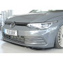 Lame de pare-chocs avant "noir brillant" "Rieger Tuning" pour VOLKSWAGEN GOLF 8
