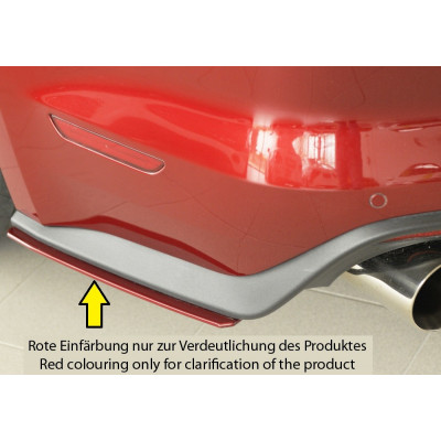 Lame de coin de pare-chocs arrière gauche "noir" "Rieger Tuning" pour FORD MUSTANG GT MK6 (LAE)