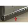 Bas de caisse gauche "Noir brillant" "Rieger Tuning" pour VOLKSWAGEN GOLF 7