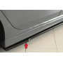 Lame de bas de caisse droit "noir brillant" "Rieger Tuning" pour VOLKSWAGEN GOLF 7