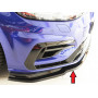 Lame de pare-chocs avant "noir brillant" "Rieger Tuning" pour VOLKSWAGEN GOLF 7