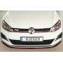 Lame de pare-chocs avant "noir" "Rieger Tuning" pour VOLKSWAGEN GOLF 7