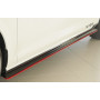 Lame de bas de caisse gauche "noir" "Rieger Tuning" pour VOLKSWAGEN GOLF 7