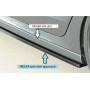Lame pour bas de caisse gauche "noir brillant" "Rieger Tuning" pour SKODA OCTAVIA RS (NX)