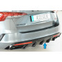 Diffuseur de pare-chocs arrière "Noir brillant" "Rieger Tuning" pour SKODA OCTAVIA RS (NX/sans attelage)