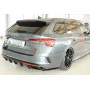 Diffuseur de pare-chocs arrière "Noir brillant" "Rieger Tuning" pour SKODA OCTAVIA RS (NX/sans attelage)