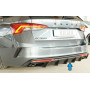 Diffuseur de pare-chocs arrière "Noir" "Rieger Tuning" pour SKODA OCTAVIA RS (NX/avec attelage)