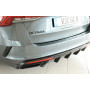 Diffuseur de pare-chocs arrière "Noir brillant" "Rieger Tuning" pour SKODA OCTAVIA RS (NX/avec attelage)