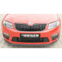 Lame de pare-chocs avant "noir" "Rieger Tuning" pour SKODA OCTAVIA RS (5E)