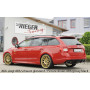 Diffuseur de pare-chocs arrière "Noir" "Rieger Tuning" pour SKODA OCTAVIA RS (5E/sans attelage)