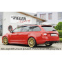Diffuseur de pare-chocs arrière "Noir" "Rieger Tuning" pour SKODA OCTAVIA RS (5E/avec attelage)