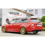 Diffuseur de pare-chocs arrière "Noir brillant" "Rieger Tuning" pour SKODA OCTAVIA RS (5E/avec attelage)