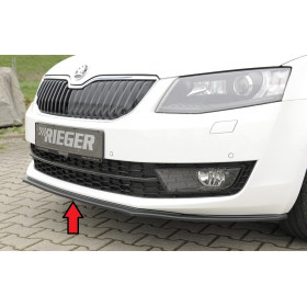 Lame de pare-chocs avant "noir" "Rieger Tuning" pour SKODA OCTAVIA (5E)