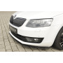 Lame de pare-chocs avant "noir brillant" "Rieger Tuning" pour SKODA OCTAVIA (5E)