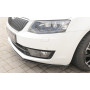 Lame de pare-chocs avant "noir brillant" "Rieger Tuning" pour SKODA OCTAVIA (5E)