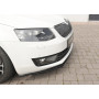 Lame de pare-chocs avant "noir brillant" "Rieger Tuning" pour SKODA OCTAVIA (5E)