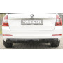 Diffuseur de pare-chocs arrière "Noir brillant" "Rieger Tuning" pour SKODA OCTAVIA (5E)