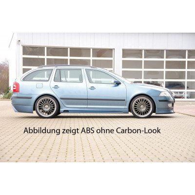 Bas de caisse droit "Carbon-look" "Rieger Tuning" pour SKODA OCTAVIA (1Z)