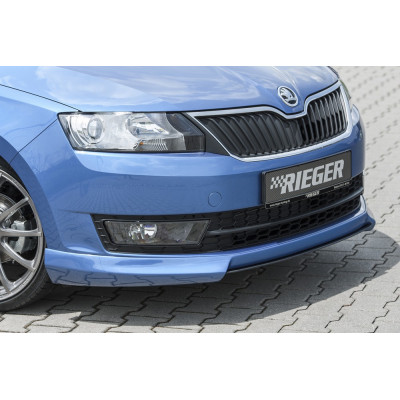 Ajout de pare-chocs avant "Rieger Tuning" pour SKODA RAPID (NH)