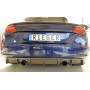 Diffuseur de pare-chocs arrière "Carbon look" "Rieger Tuning" pour AUDI TT / TTS (8J-FV / 8S)