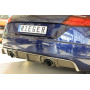 Diffuseur de pare-chocs arrière "Carbon look" "Rieger Tuning" pour AUDI TT / TTS (8J-FV / 8S)