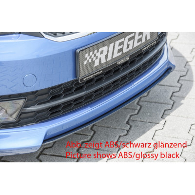Lame "Carbon-look" pour ajout de pare-chocs avant "Rieger Tuning" pour SKODA RAPID (NH)