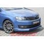 Lame "Carbon-look" pour ajout de pare-chocs avant "Rieger Tuning" pour SKODA RAPID (NH)