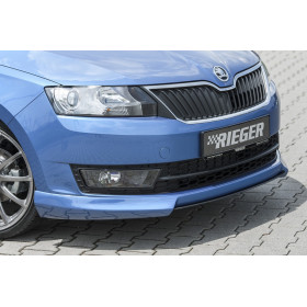 Ajout de pare-chocs avant "Rieger Tuning" pour SKODA RAPID (NH)