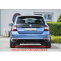 Diffuseur de pare-chocs arrière "Noir" "Rieger Tuning" pour SKODA RAPID (NH/avec attelage)