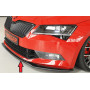 Lame de pare-chocs avant "noir" "Rieger Tuning" pour SKODA SUPERB III (3T/3V)