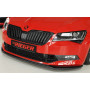 Lame de pare-chocs avant "noir" "Rieger Tuning" pour SKODA SUPERB III (3T/3V)