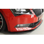 Lame de pare-chocs avant "noir" "Rieger Tuning" - SKODA SUPERB III (3T/3V)