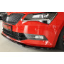 Lame de pare-chocs avant "noir brillant" "Rieger Tuning" pour SKODA SUPERB III (3T/3V)