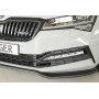 Lame de pare-chocs avant "noir" "Rieger Tuning" - SKODA SUPERB III (3T/3V)