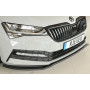 Lame de pare-chocs avant "noir" "Rieger Tuning" - SKODA SUPERB III (3T/3V)