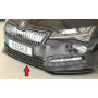 Lame de pare-chocs avant "noir" "Rieger Tuning" - SKODA SUPERB III (3T/3V)