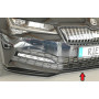 Lame de pare-chocs avant "noir" "Rieger Tuning" - SKODA SUPERB III (3T/3V)