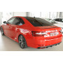 Diffuseur de pare-chocs arrière "Noir" "Rieger Tuning" pour SKODA SUPERB III (3T/3V)