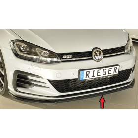 Lame de pare-chocs avant "noir" "Rieger Tuning" pour VOLKSWAGEN GOLF 7