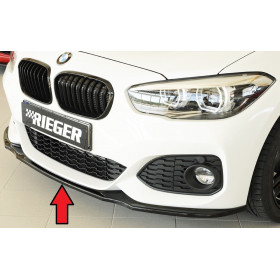 Lame de pare-chocs avant "noir brillant" "Rieger Tuning" pour BMW SERIE 1 (F20/F21)