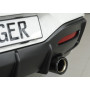 Diffuseur de pare-chocs arrière "Noir" "Rieger Tuning" pour BMW SERIE 1 M135i/M140i (F20/F21)