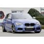 Lame de pare-chocs avant "Carbon-look" "Rieger Tuning" pour BMW SERIE 1 (F20/F21)