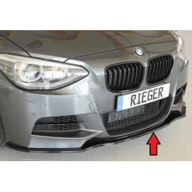 Lame de pare-chocs avant "noir brillant" "Rieger Tuning" pour BMW SERIE 1 (F20/F21)