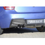 Diffuseur de pare-chocs arrière "Carbon-look" "Rieger Tuning" pour BMW SERIE 1 (F20/F21)