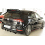 Diffuseur de pare-chocs arrière "noir" "Rieger Tuning" pour VOLKSWAGEN GOLF 7