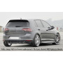 Diffuseur de pare-chocs arrière "noir" "Rieger Tuning" pour VOLKSWAGEN GOLF 7