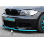 Lame de pare-chocs avant "noir" "Rieger Tuning" pour BMW SERIE 1 (E82)