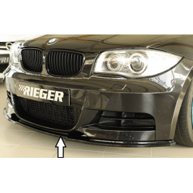 Lame de pare-chocs avant "noir brillant" "Rieger Tuning" pour BMW SERIE 1 (E88)